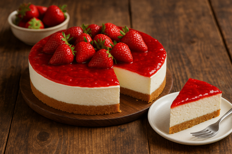 Cheesecake de Morango: Receita Completa e Fácil de Fazer em Casa