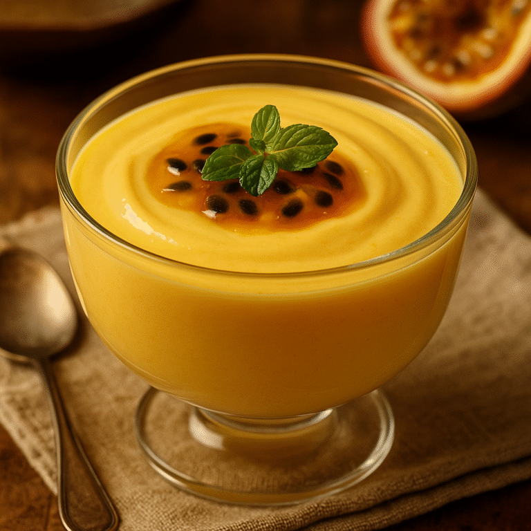 Receita de Mousse de Maracujá Cremosa que Derrete na Boca