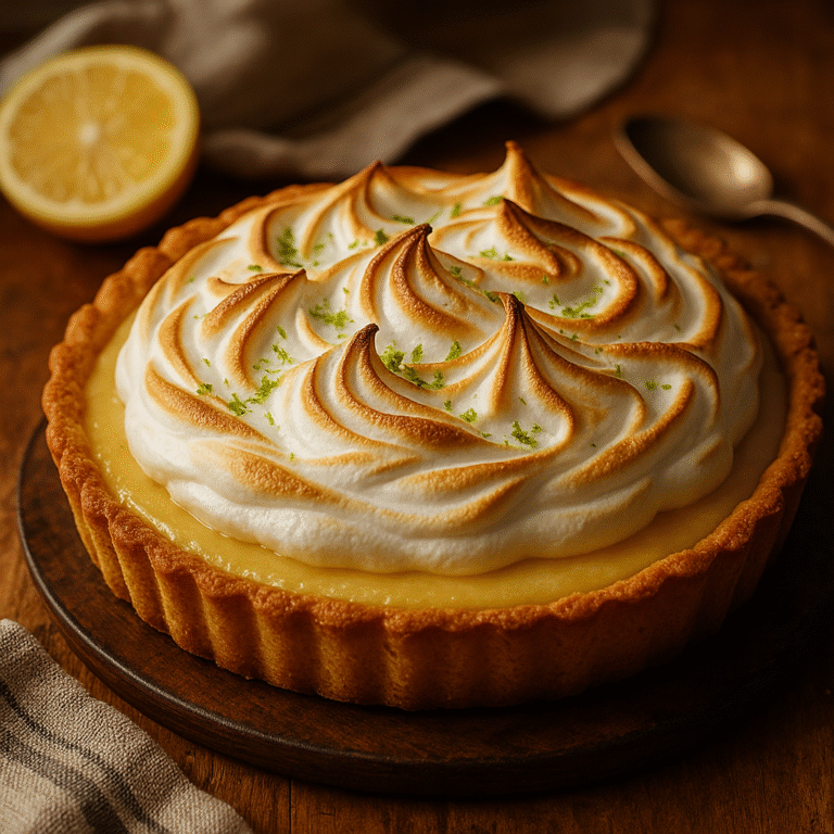 Torta de Limão com Merengue